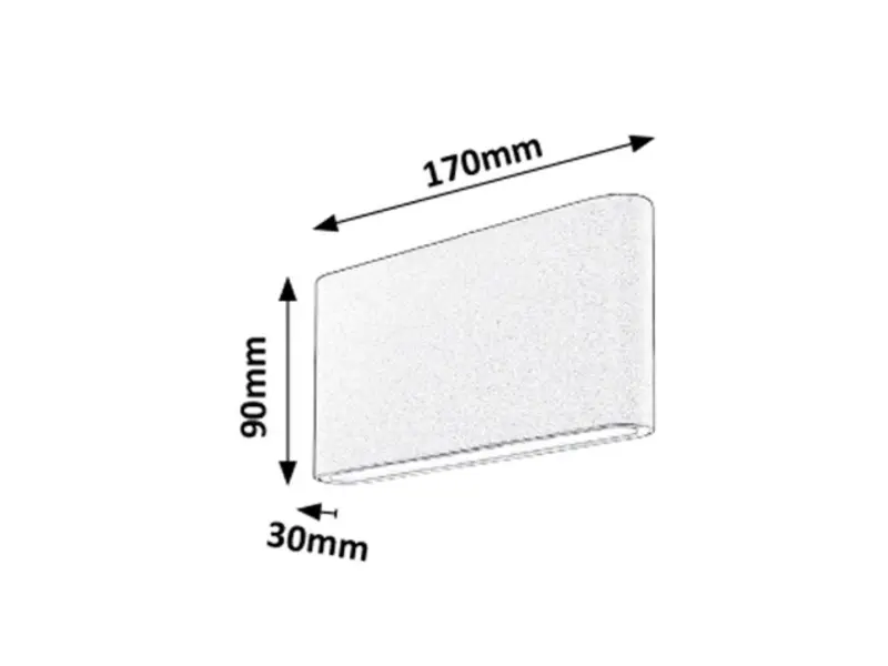 Záhradné svietidlo Rabalux 7952 LED 2x6W 528lm 3000K 230V IP54